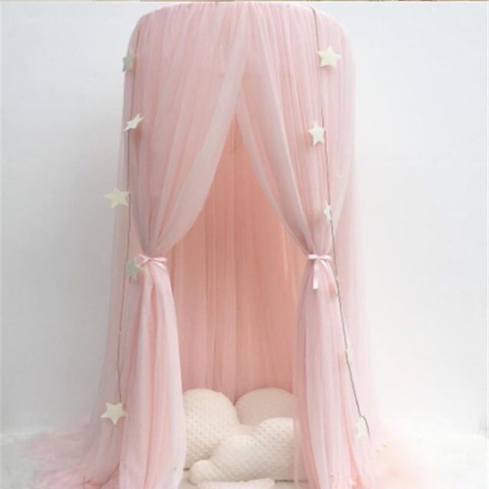 Mosquito Net Bed Curtain Baby Canopy Tent Baby Crib Netting Cot Hung Dome Girl Princess Play Tent