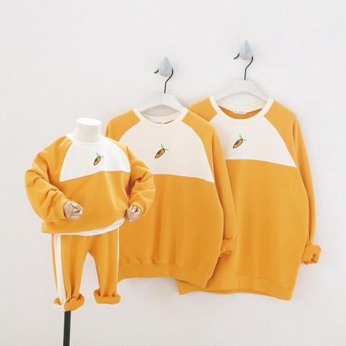 Sport Parent-Child Clothing Kids 2pcs/set Family Matching Outfits Cartoon Cute Lover Sweatshirts