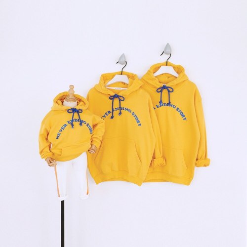 Spring Couple Wear Sweatshirts Family Matching Outfits Hoodies for Father/Mother/kid Family Look