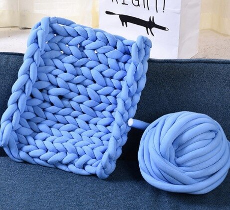 500g Super Thick Chunky Yarn For Knitting DIY Knitting Blanket Pet Mat Hand Knitting Spin Yarn 10 Colors
