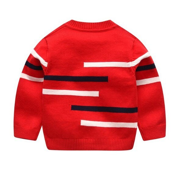 Baby boys sweater cardigan boy v-neck single-breasted sweater coat 0-24m