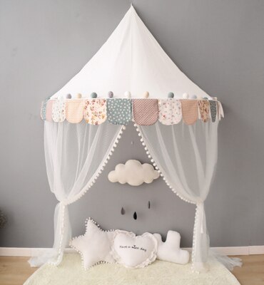 Baby Mosquito Net Bed Canopy Play Tent for Children Kids Bed Curtain for Bedroom Girl Princess Decoration