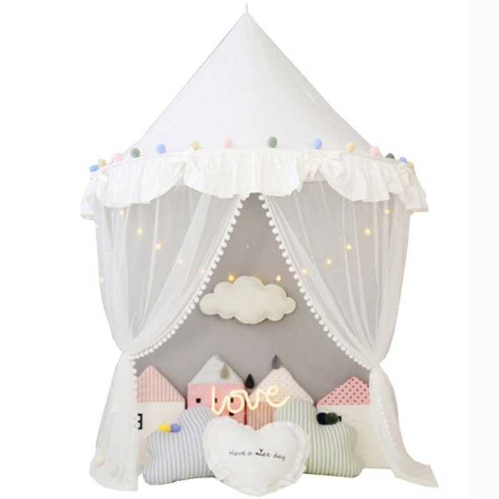 Baby Mosquito Net Bed Canopy Play Tent for Children Kids Bed Curtain for Bedroom Girl Princess Decoration