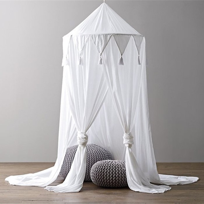 Baby Canopy Mosquito Net Girl Princess Bed Curtain Chidren Room Decoration Kids Play Tent House