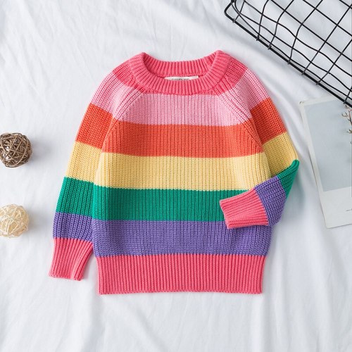 Girls Sweaters 1-7 Years Baby Sweaters Children Clothing Winter Sweater Tops