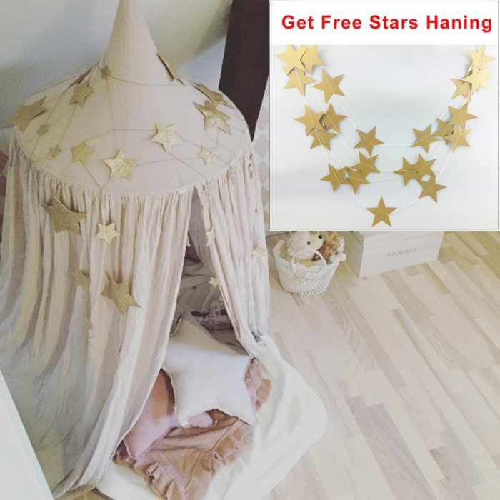 Children Room Decor Round Hung Dome Mosquito Net Play Tents for Kids Canopy Bed Curtain Baby Hanging Tent