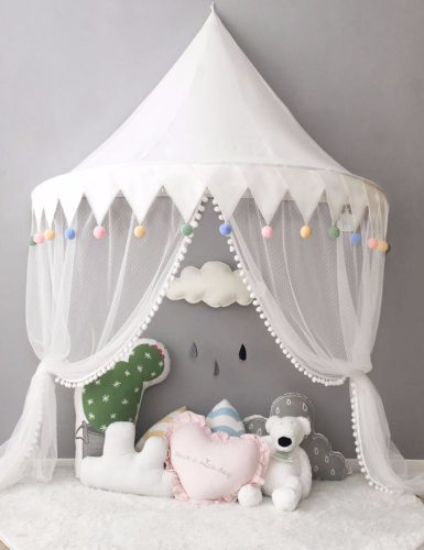 Princess Castle Beds Canopy Children Teepee Tent  Play House Portable Play Tent Cribs Net