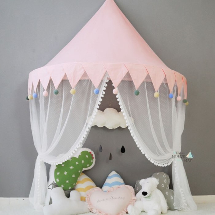 Princess Castle Beds Canopy Children Teepee Tent  Play House Portable Play Tent Cribs Net