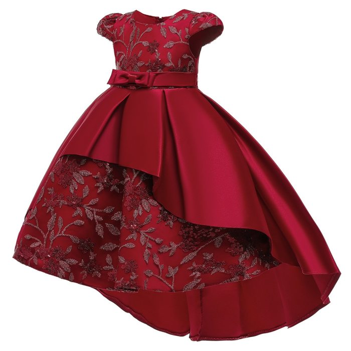 New High-grade Embroidery Girls Dresses For Christmas Party Princess Dresses