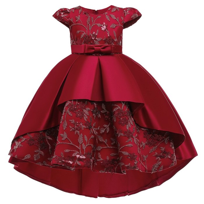 New High-grade Embroidery Girls Dresses For Christmas Party Princess Dresses