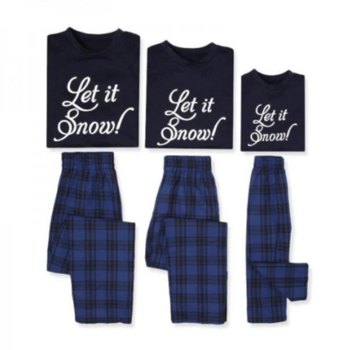 Plaid Matching Family Christmas Pajamas Set