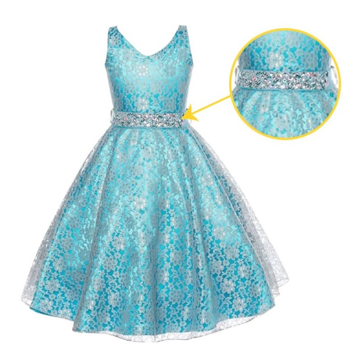 Girls sequins Princess Dresses for Party Christmas