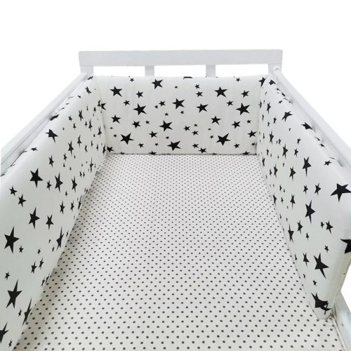 Baby Crib Bumper Cotton Bed Cot Protector 1Pcs