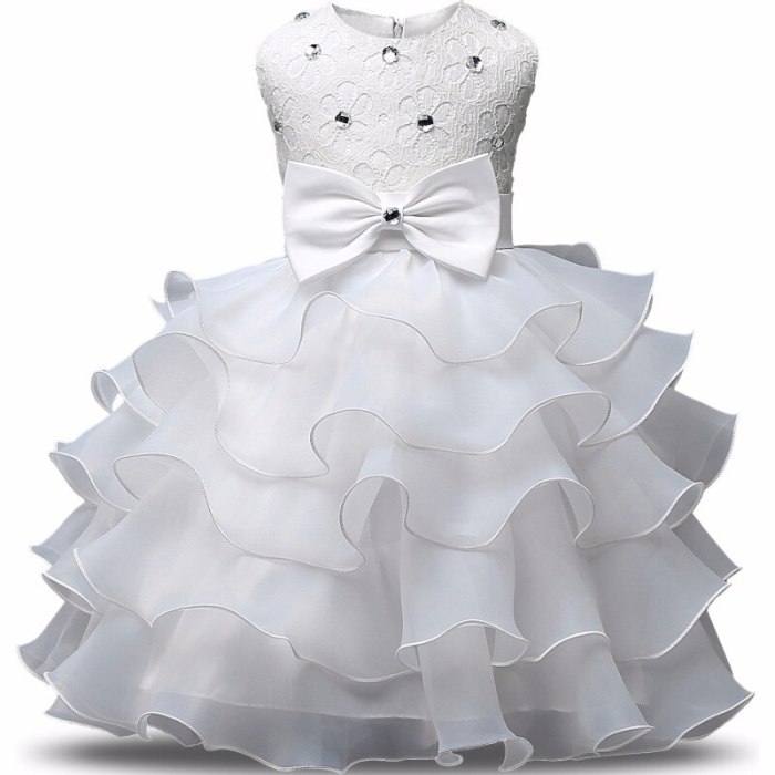 Flower Girl Dress Floral Baby Wedding Party Children Clothes