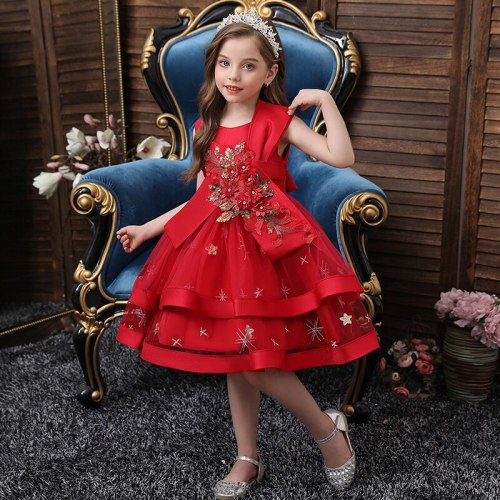 Children Party Dress Wedding Gown for Girls Birthday Party Dress