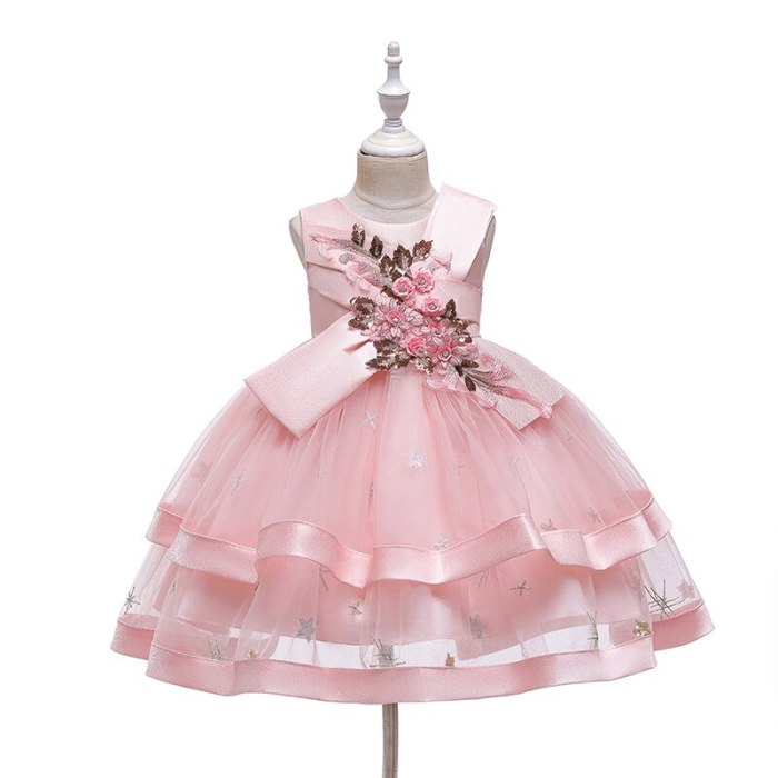 Children Party Dress Wedding Gown for Girls Birthday Party Dress