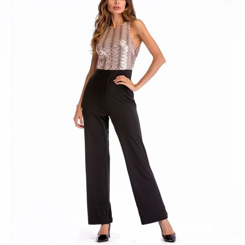 Sexy Sleeveless Backless Jumpsuit