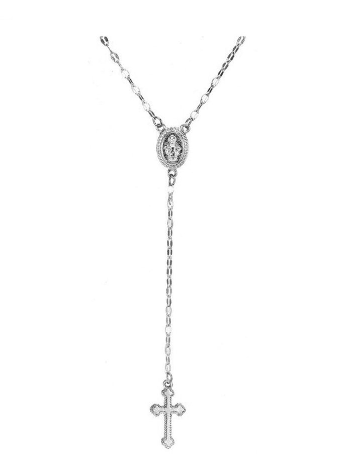 Cross Of The Virgin Mary Necklace