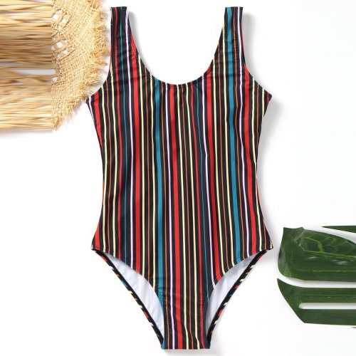 Classic Stripe One-Piece Swimsuit