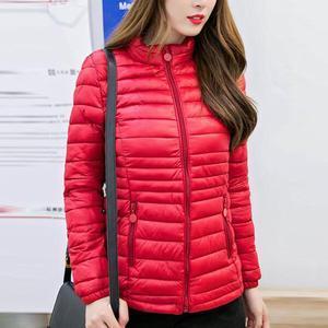 Band Collar Quilted Plain Padded Coat