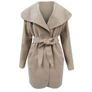 Double-Sided Lapel Solid Coat