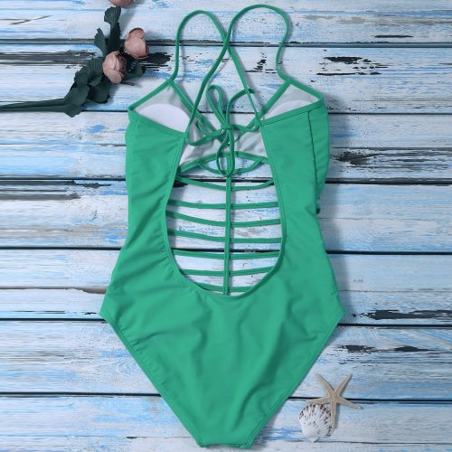 Sexy Bandage One-Piece Bikini Swimsuit