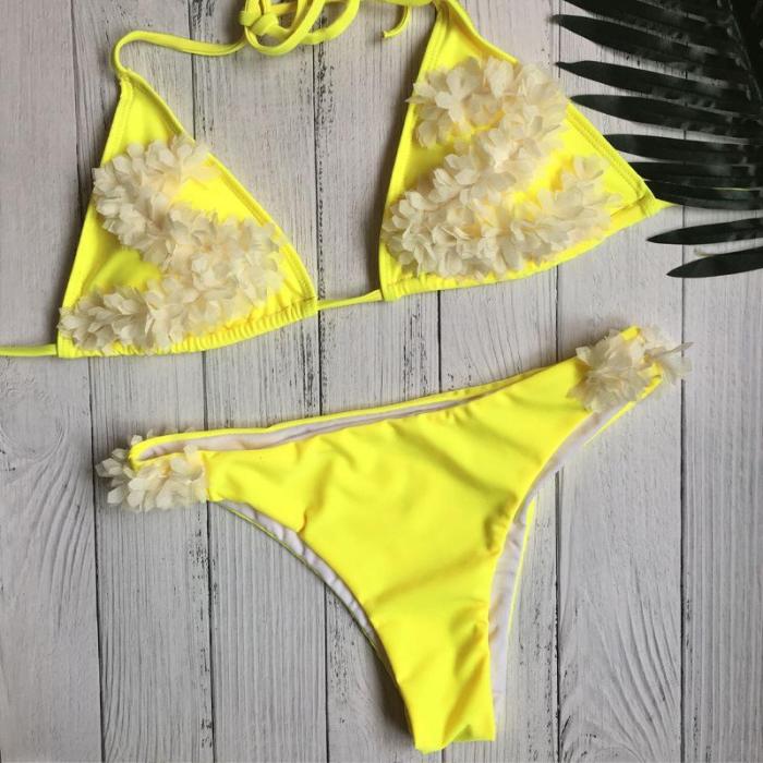 Sexy Sweet Flower Bikini Swimwear