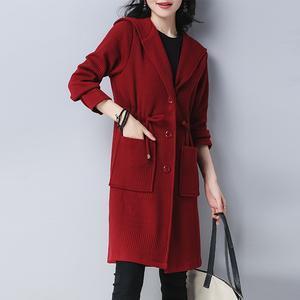 Hooded Drawstring Patch Pocket Single Breasted Plain Coat
