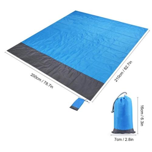2*2M Portable Picnic Mat Waterproof Beach Mat Pocket Blanket Camping Tent Ground Mat Mattress Outdoor Camping Sleeping Mat