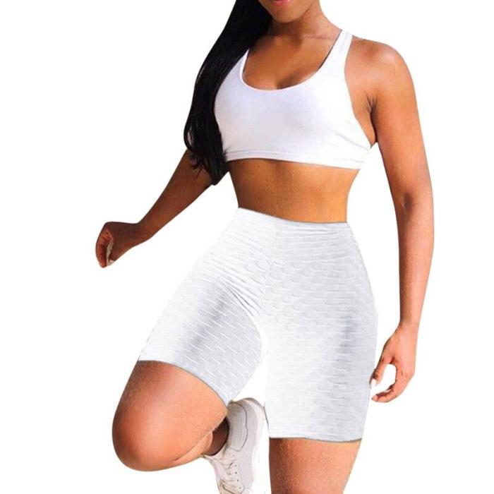 EBUYTIDE Workout Running Leggings Athletic Wear Women High Waist Yoga Shorts Tummy Control Fitness Gym Sports Trouser