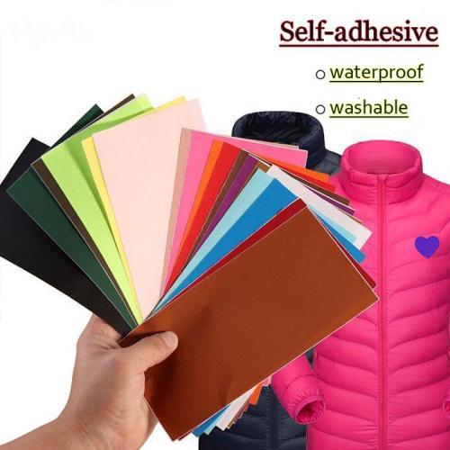 Self-sticking Waterproof Down Jacket Jackets Fabric Sticker Patches for Clothing Hole Repair Clothes Appliques Badge Stripes DIY