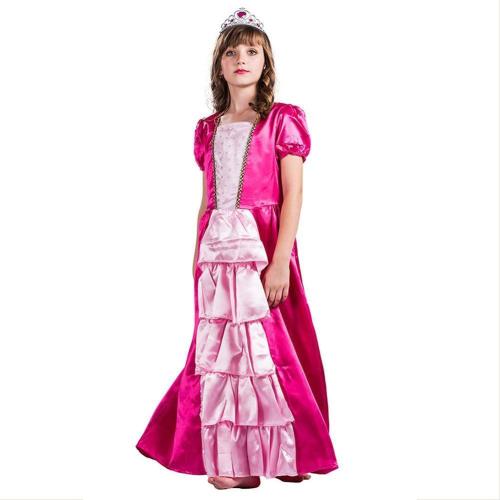 Girls Deluxe Princess Costume Halloween Party Dress Up Outfit