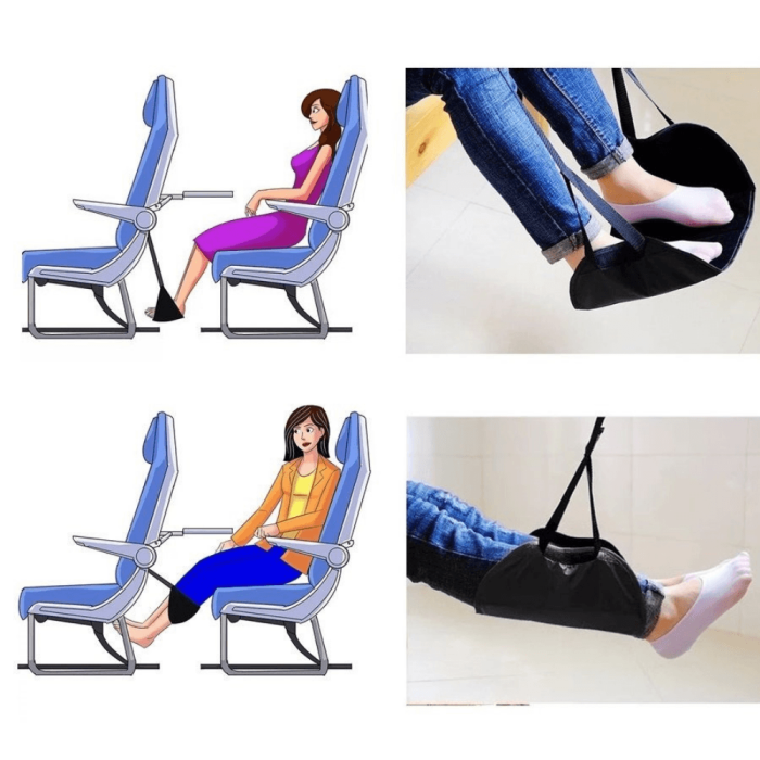 Portable Office Travel Comfy Foot Hanger