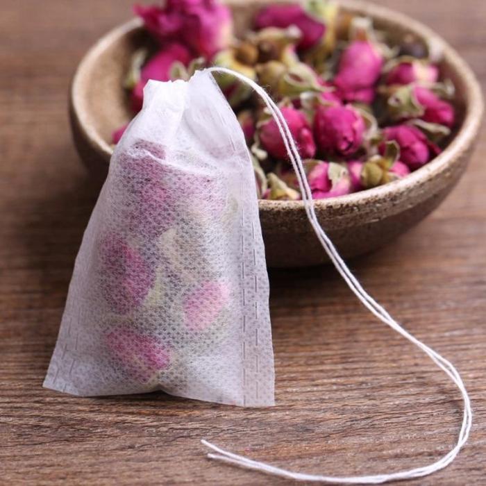 400Pcs/Lot Lot Tea Bag S 6 X 8Cm Empty Scented Tea Bags With String Heal Seal Filter Paper For Herb Loose Tea Bolsas De Te