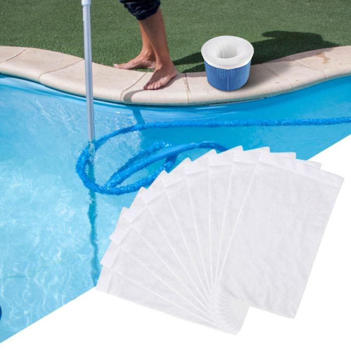 10PCS Round Pool Skimmer Socks Household Perfect Savers For Filters Baskets Skimmers Net Filter Sock Bag Filter Bag