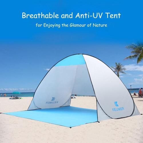 EBUYTIDE Automatic Camping Tent Beach Tent 2 Persons Tent Instant Pop Up Open Anti UV Awning Tents Outdoor Sunshelter