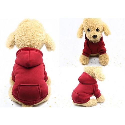 XS-2XL Pet Dog Hoodie Coat Soft Fleece Winter Warm Puppy Clothes Hot Sale Dog Sweatshirt Dog Costume For Small Dogs Pet Supplies