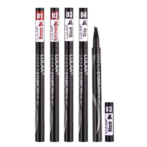 Liquid Eyebrow Easy to Wear Pen Long Lasting Waterproof Non-Dizzy Dyeing Eyebrow Pen