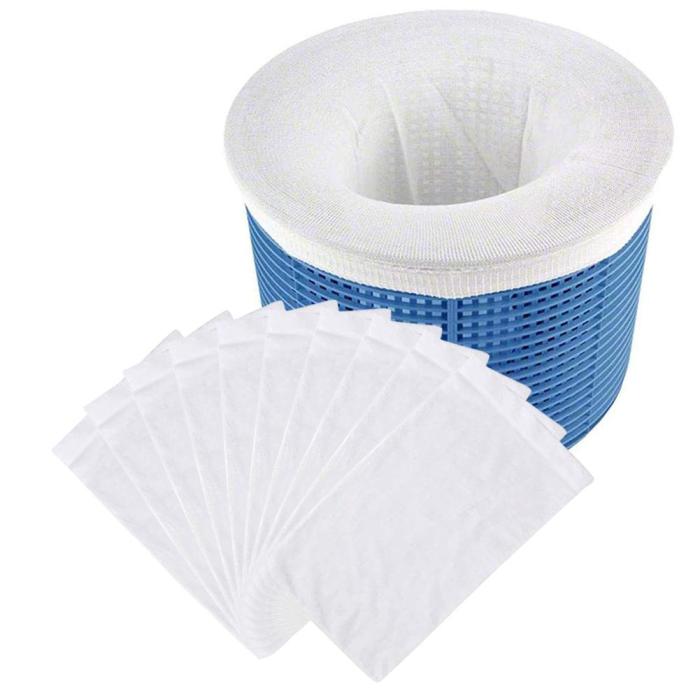 10PCS Round Pool Skimmer Socks Household Perfect Savers For Filters Baskets Skimmers Net Filter Sock Bag Filter Bag