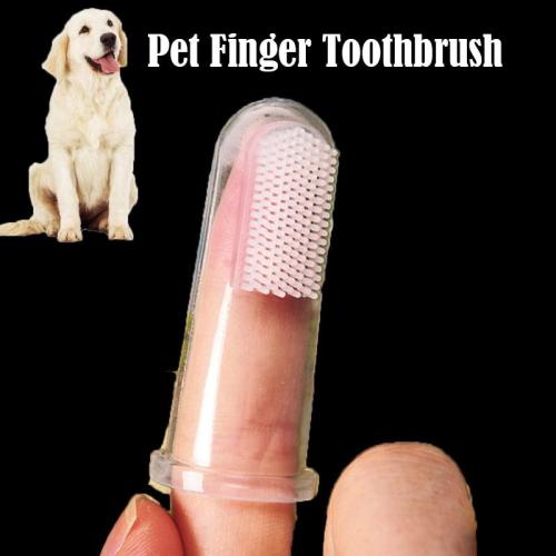 5pcs  Super Soft Pet Finger Toothbrush Teddy Dog Brush Dog Cat Cleaning Supplies Addition Bad Breath Tartar Teeth Care
