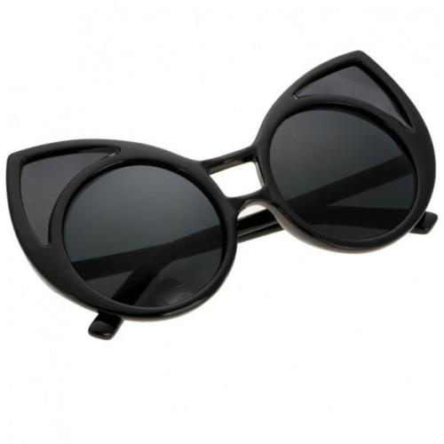 Unisex Cute Animal Shape Round Plastic Frame Casual Outdoor Sunglasses