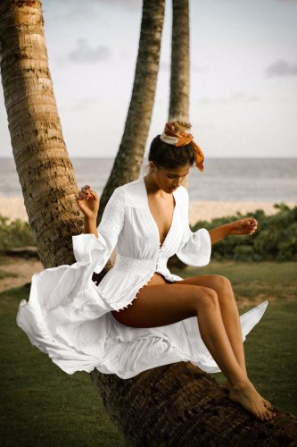 Beach Dress, Cover Up, White Isabella