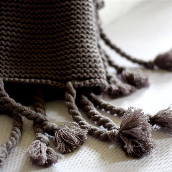 2020 Home Decoration Nordic Style Casual Knitted Blanket Tassel Knit Throw Blankets for Sofa Bed Cover Plaids Bedpread cobertor