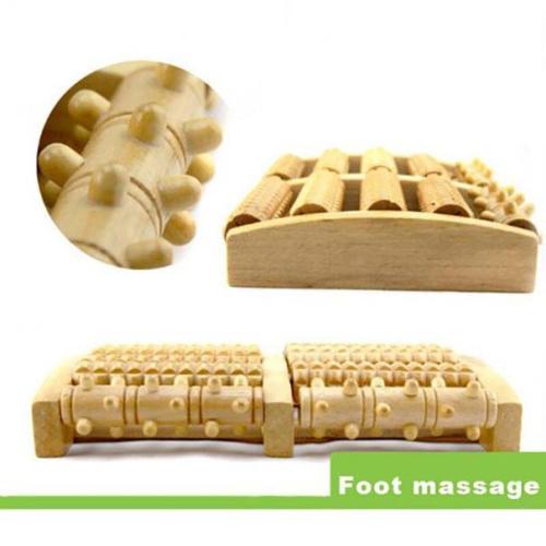 Wooden Foot Roller Massager