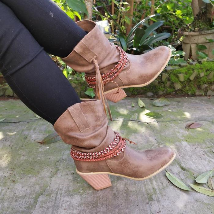 Women's ChunkyHeel Ankle Boots