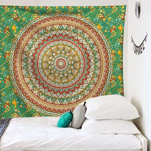 Ins Wind Tapestry Bohemian Printed Wall Blanket Household Bedside Decoration Background Cloth Dormitory Wall Hanging Cloth
