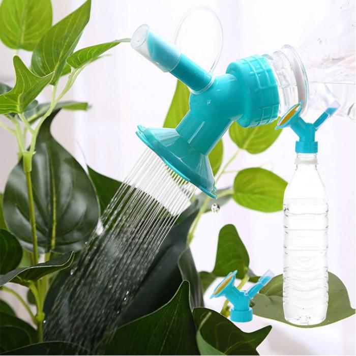 2PCS Watering Flower Small Nozzle Plastic Plant Seedling Waterers Bottle Sprinkler Nozzles Directional Watering Gardening Tools