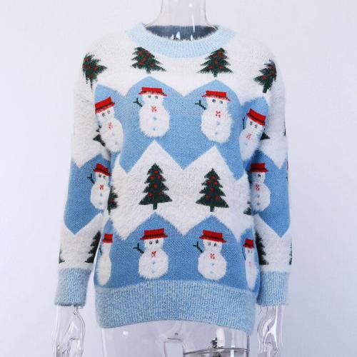 Ugly Christmas Snowman Knit Sweater