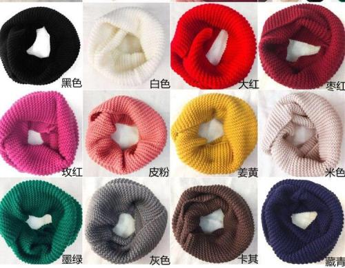 Winter Scarf Women Infinity Knitted Scarf Circle Neck Scarf women Super Chunky Loop Snood Unsex Solid Crochet