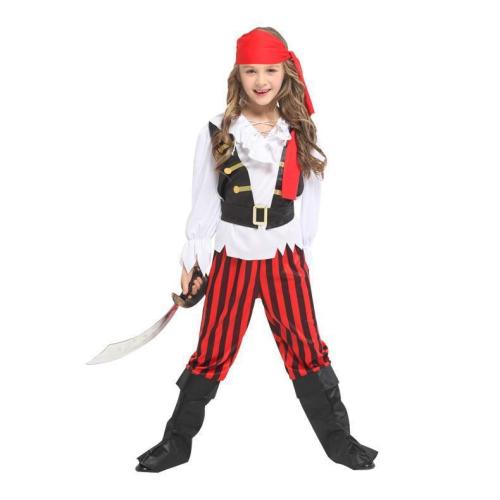 Halloween Costumes for Girls Rebel Posh Pirate Costume Suit Party Carnival Dress Up Outfit
